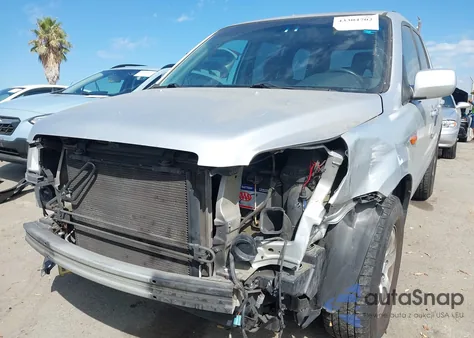 2007 Honda Pilot Ex-L из США, поврежденный, VIN 5FNYF28547B016372